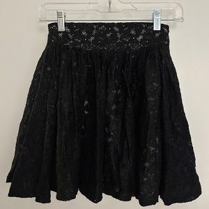 Lace Skirt With Back Waistband